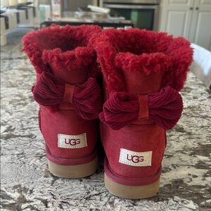 UGG Crimson Boots with Bow